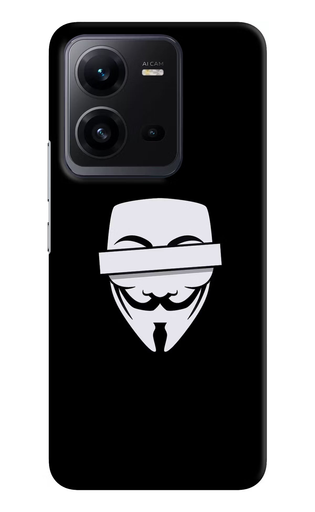 Anonymous Face Vivo V25 5G Hard Case Back Cover by Casekaro