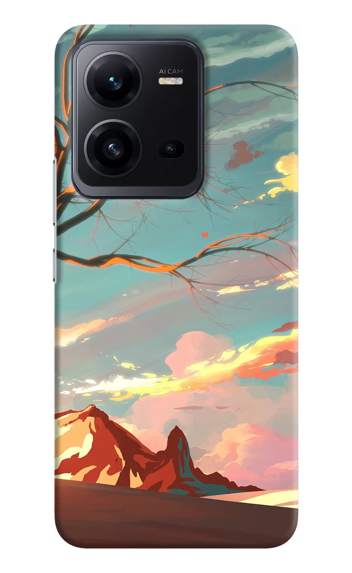 Scenery Vivo V25 5G Hard Case Back Cover by Casekaro
