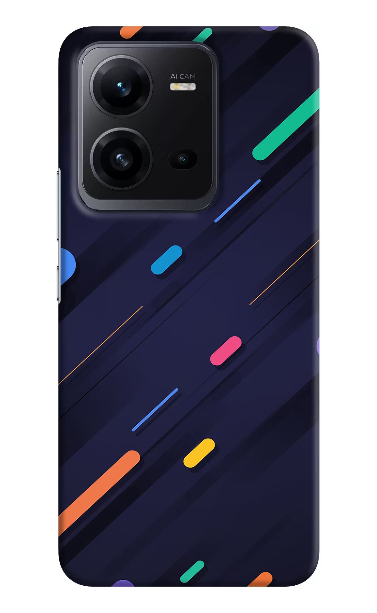 Abstract Design Vivo V25 5G Hard Case Back Cover by Casekaro