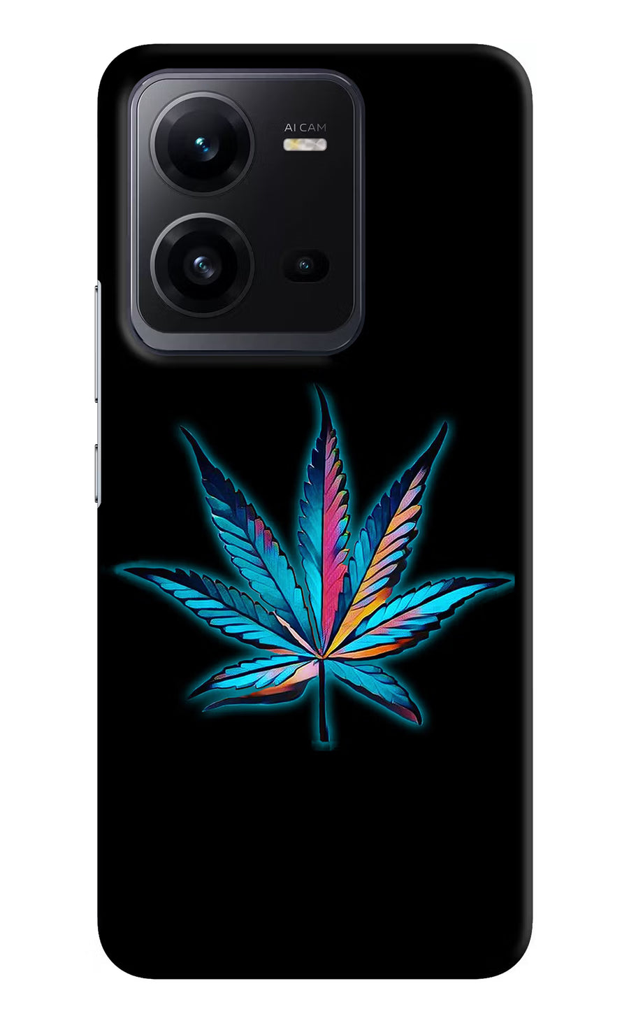 Weed Vivo V25 5G Back Cover, Hard case