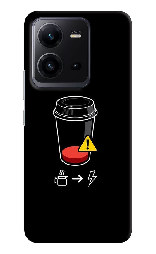 Coffee Vivo V25 5G Hard Case Back Cover by Casekaro
