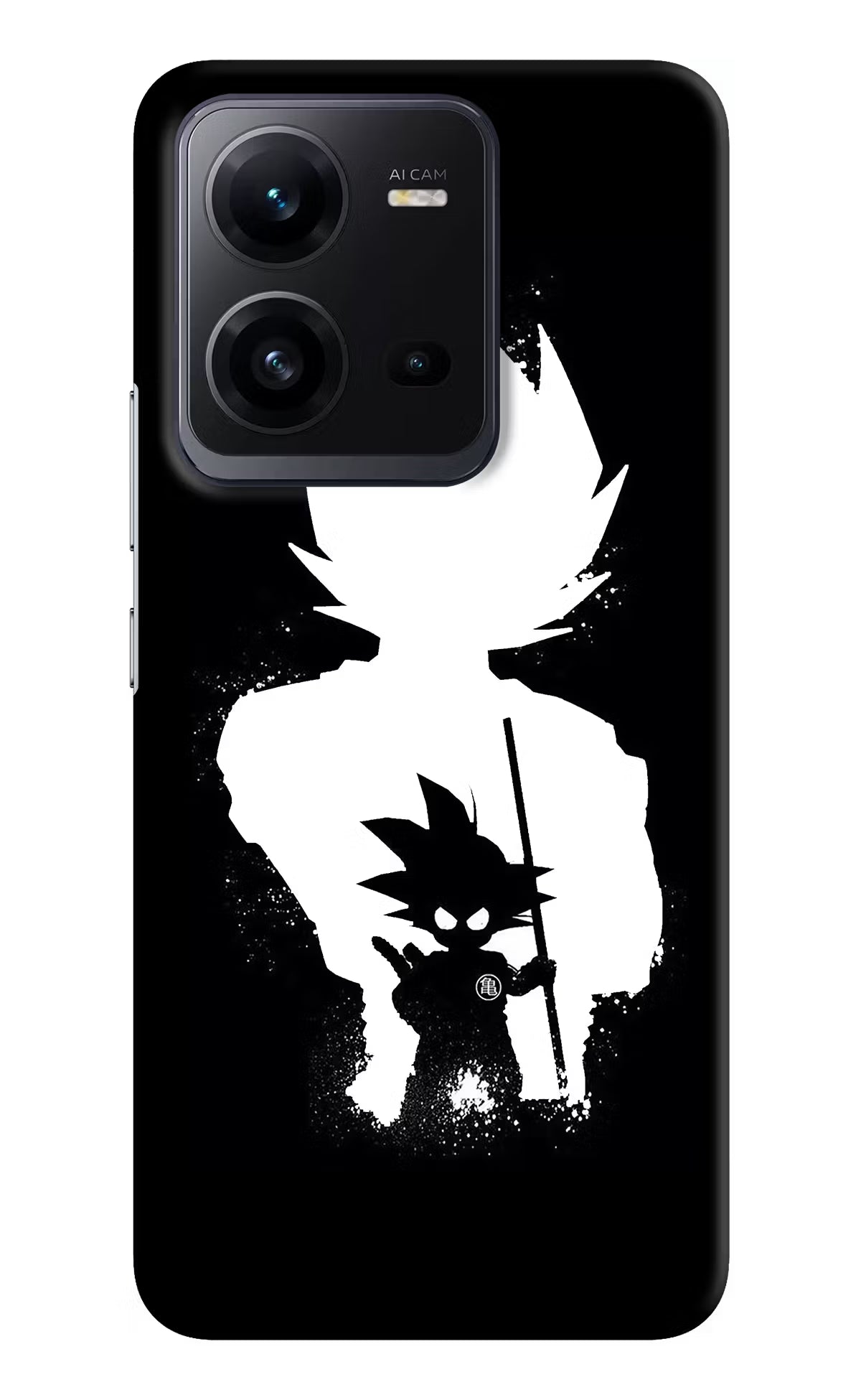 Goku Shadow Vivo V25 5G Hard Case Back Cover by Casekaro