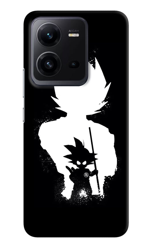 Goku Shadow Vivo V25 5G Hard Case Back Cover by Casekaro
