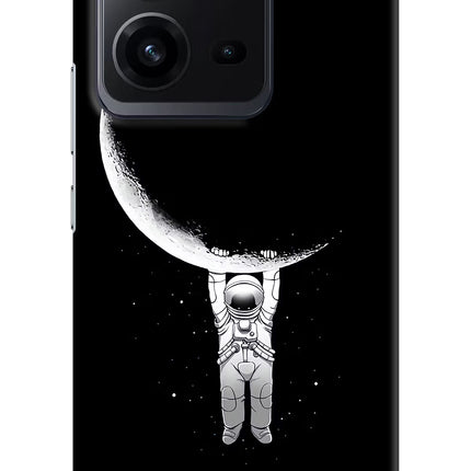Moon Space Vivo V25 5G Hard Case Back Cover by Casekaro