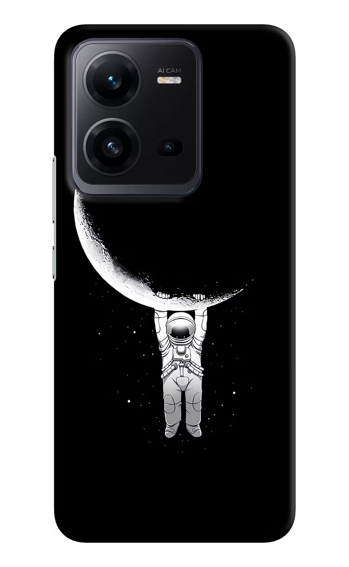 Moon Space Vivo V25 5G Hard Case Back Cover by Casekaro