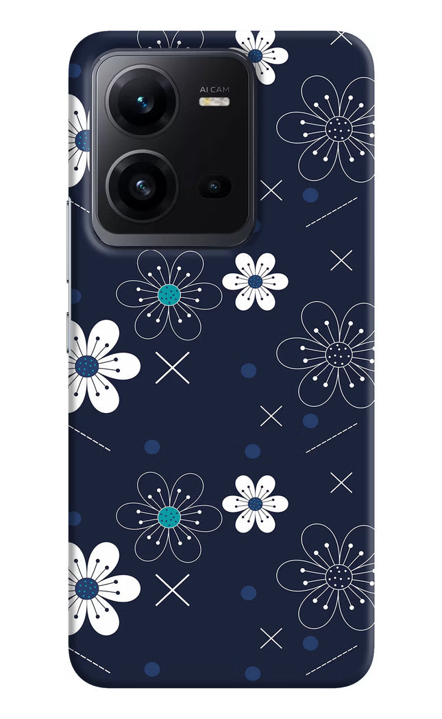 Flowers Vivo V25 5G Hard Case Back Cover by Casekaro