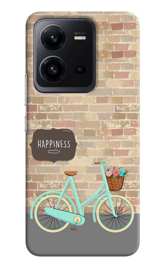 Happiness Artwork Vivo V25 5G Hard Case Back Cover by Casekaro