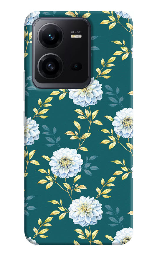 Flowers Vivo V25 5G Hard Case Back Cover by Casekaro