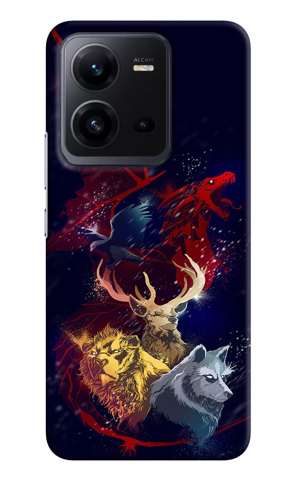 Game Of Thrones Vivo V25 5G Hard Case Back Cover by Casekaro