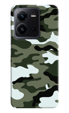 Camouflage Vivo V25 5G Hard Case Back Cover by Casekaro
