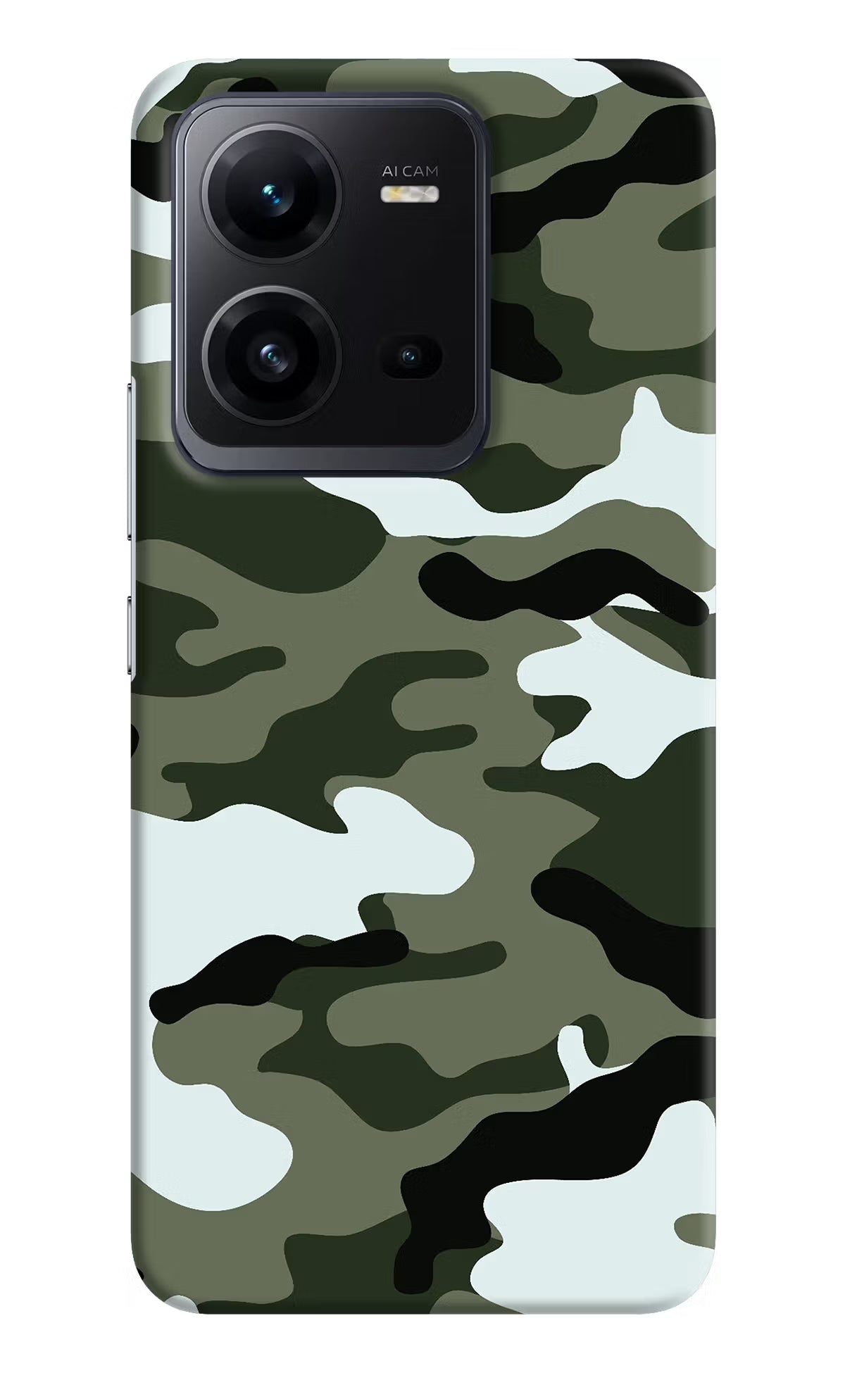 Camouflage Vivo V25 5G Hard Case Back Cover by Casekaro