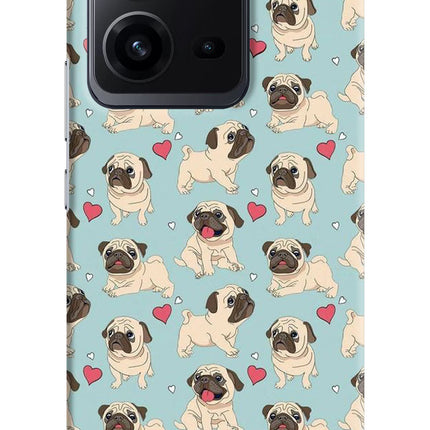 Pug Dog Vivo V25 5G Hard Case Back Cover by Casekaro
