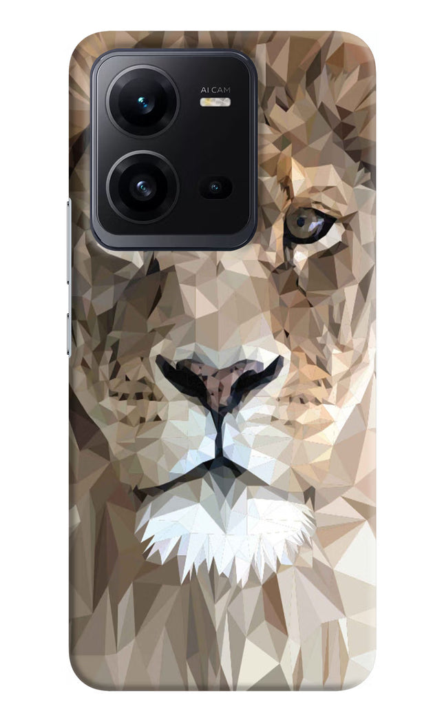 Lion Art Vivo V25 5G Hard Case Back Cover by Casekaro