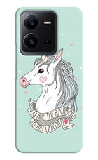 Unicorn Wallpaper Vivo V25 5G Hard Case Back Cover by Casekaro