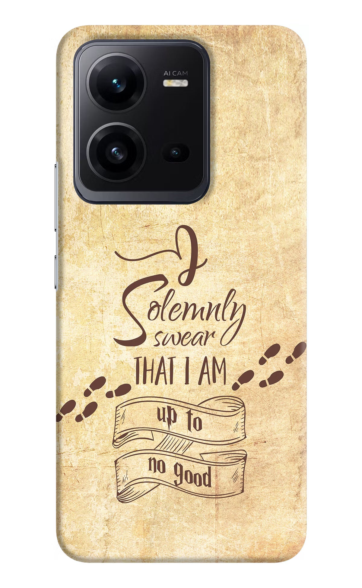 I Solemnly swear that i up to no good Vivo V25 5G Hard Case Back Cover by Casekaro