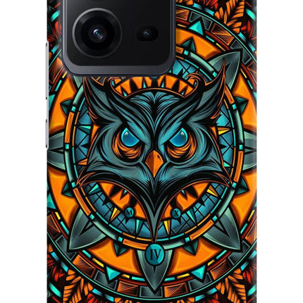 Angry Owl Art Vivo V25 5G Hard Case Back Cover by Casekaro
