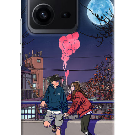 Chilling Couple Vivo V25 5G Hard Case Back Cover by Casekaro