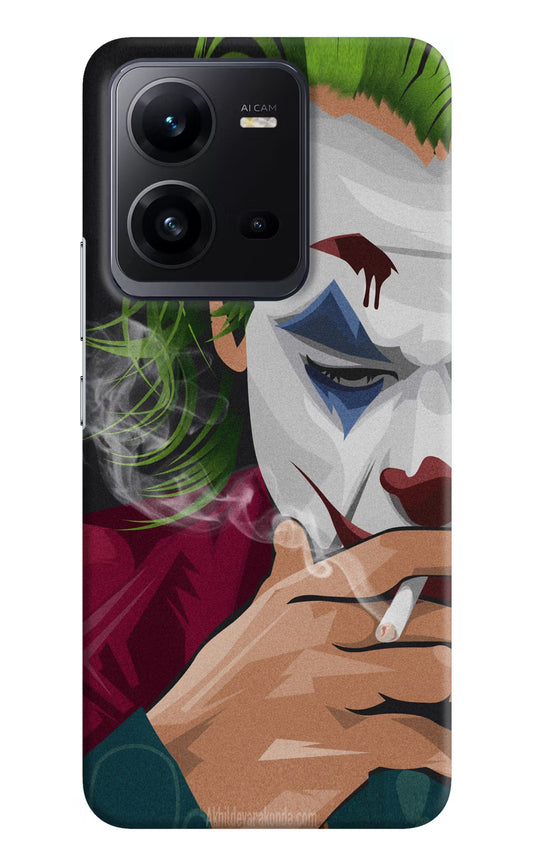 Joker Smoking Vivo V25 5G Hard Case Back Cover by Casekaro