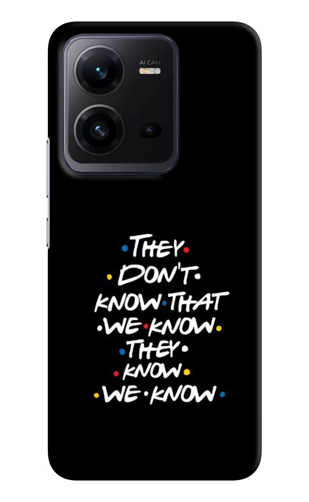 FRIENDS Dialogue Vivo V25 5G Hard Case Back Cover by Casekaro