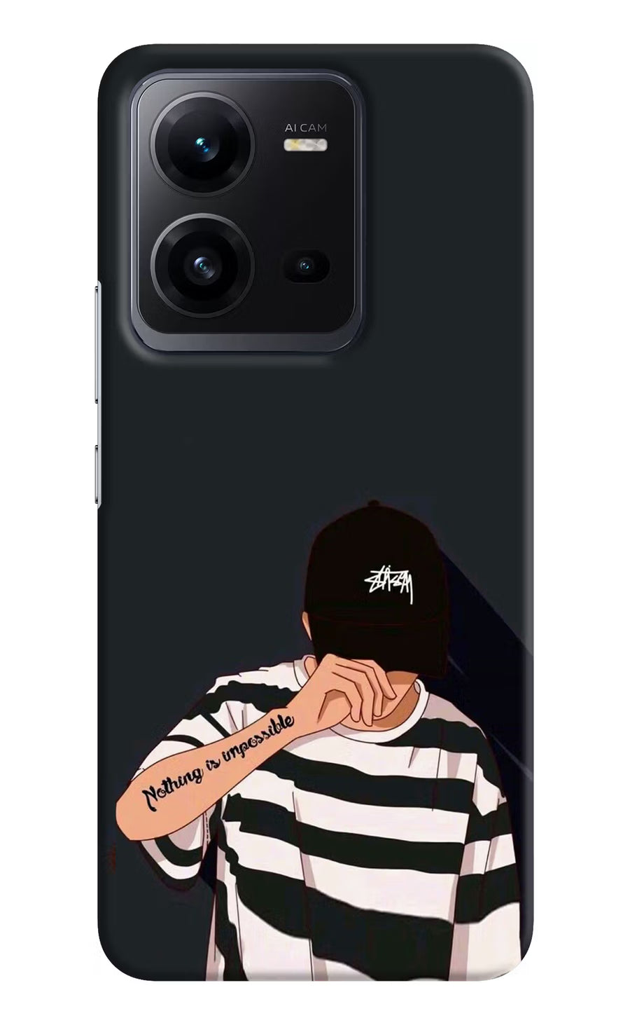 Aesthetic Boy Vivo V25 5G Back Cover, Hard case
