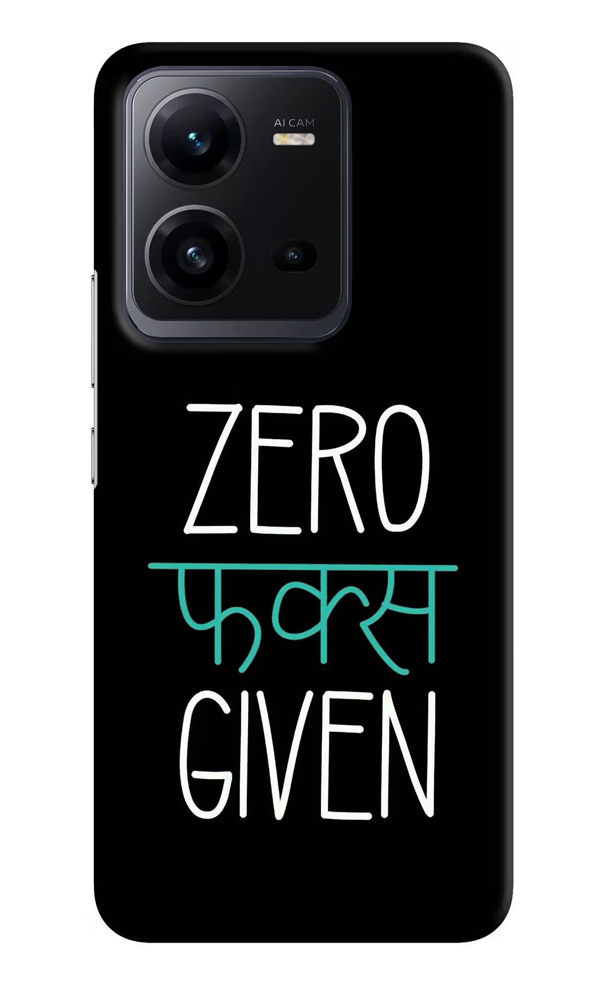 Zero Fucks Given Vivo V25 5G Hard Case Back Cover by Casekaro