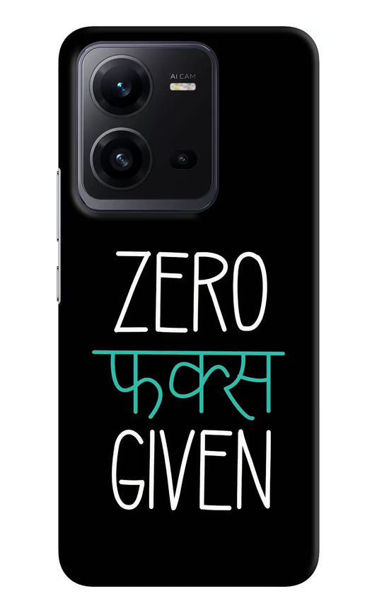 Zero Fucks Given Vivo V25 5G Hard Case Back Cover by Casekaro