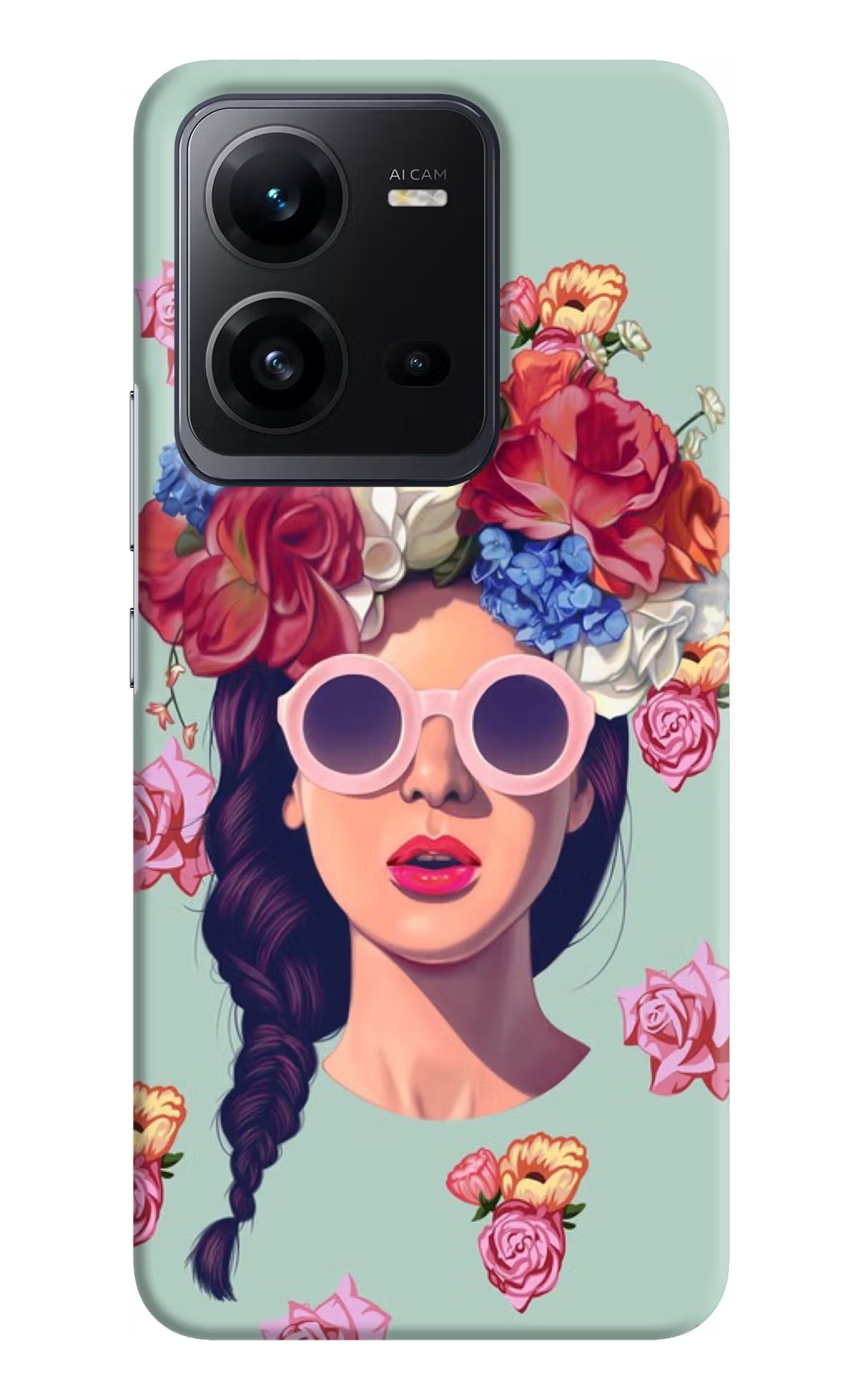 Pretty Girl Vivo V25 5G Hard Case Back Cover by Casekaro