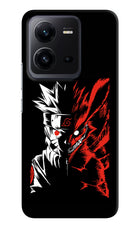 Naruto Two Face Vivo V25 5G Hard Case Back Cover by Casekaro