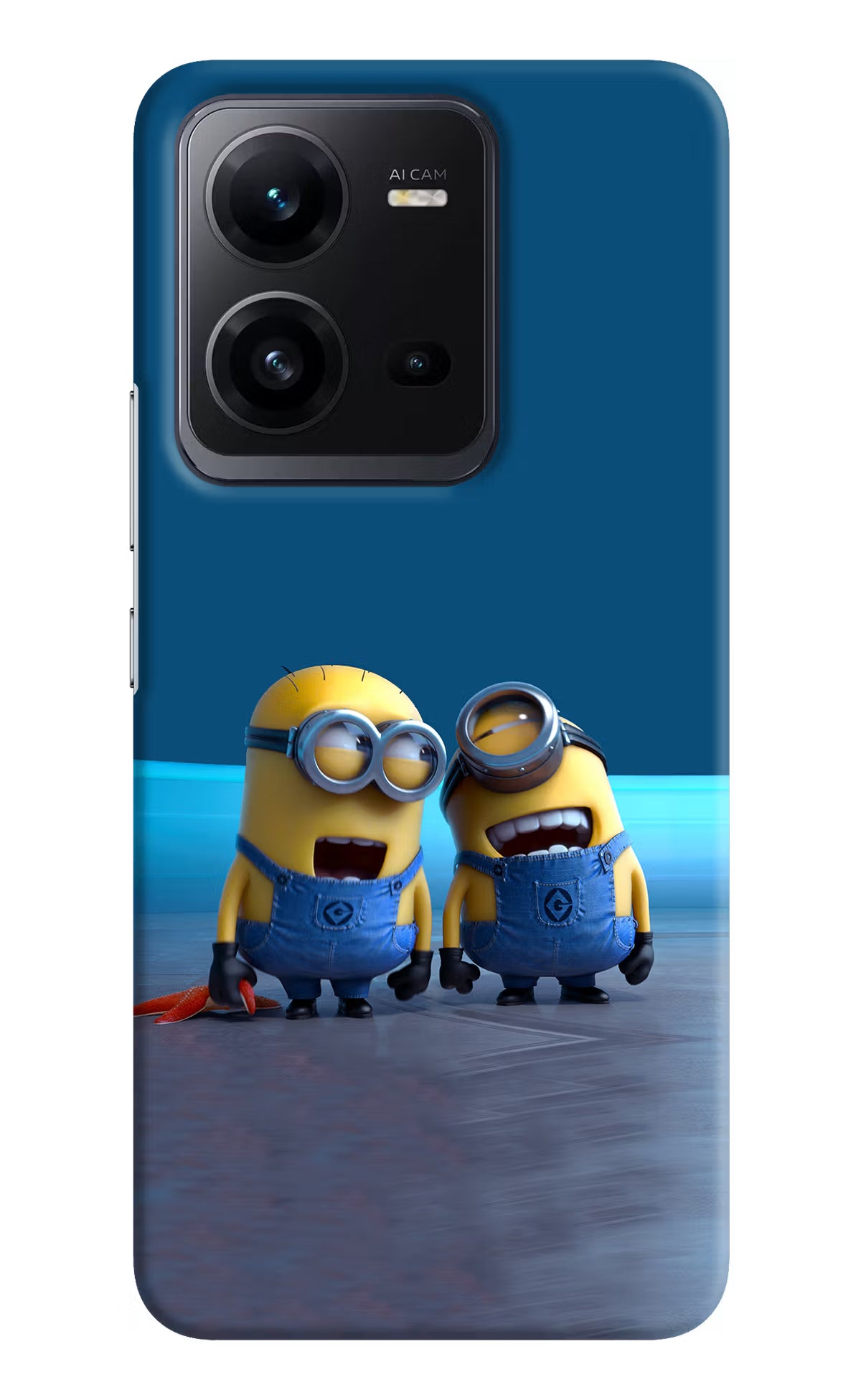 Minion Laughing Vivo V25 5G Hard Case Back Cover by Casekaro