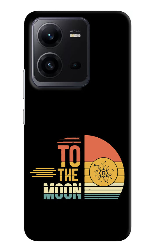 To the Moon Vivo V25 5G Hard Case Back Cover by Casekaro
