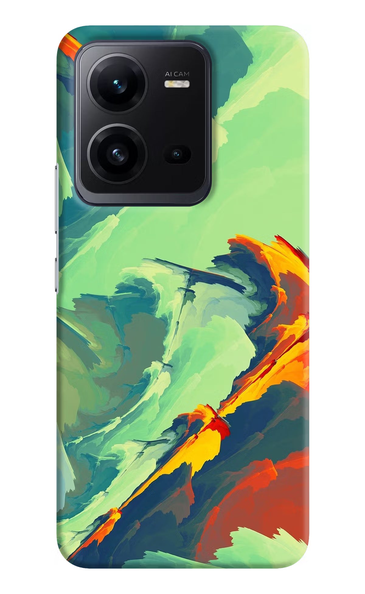 Paint Art Vivo V25 5G Hard Case Back Cover by Casekaro