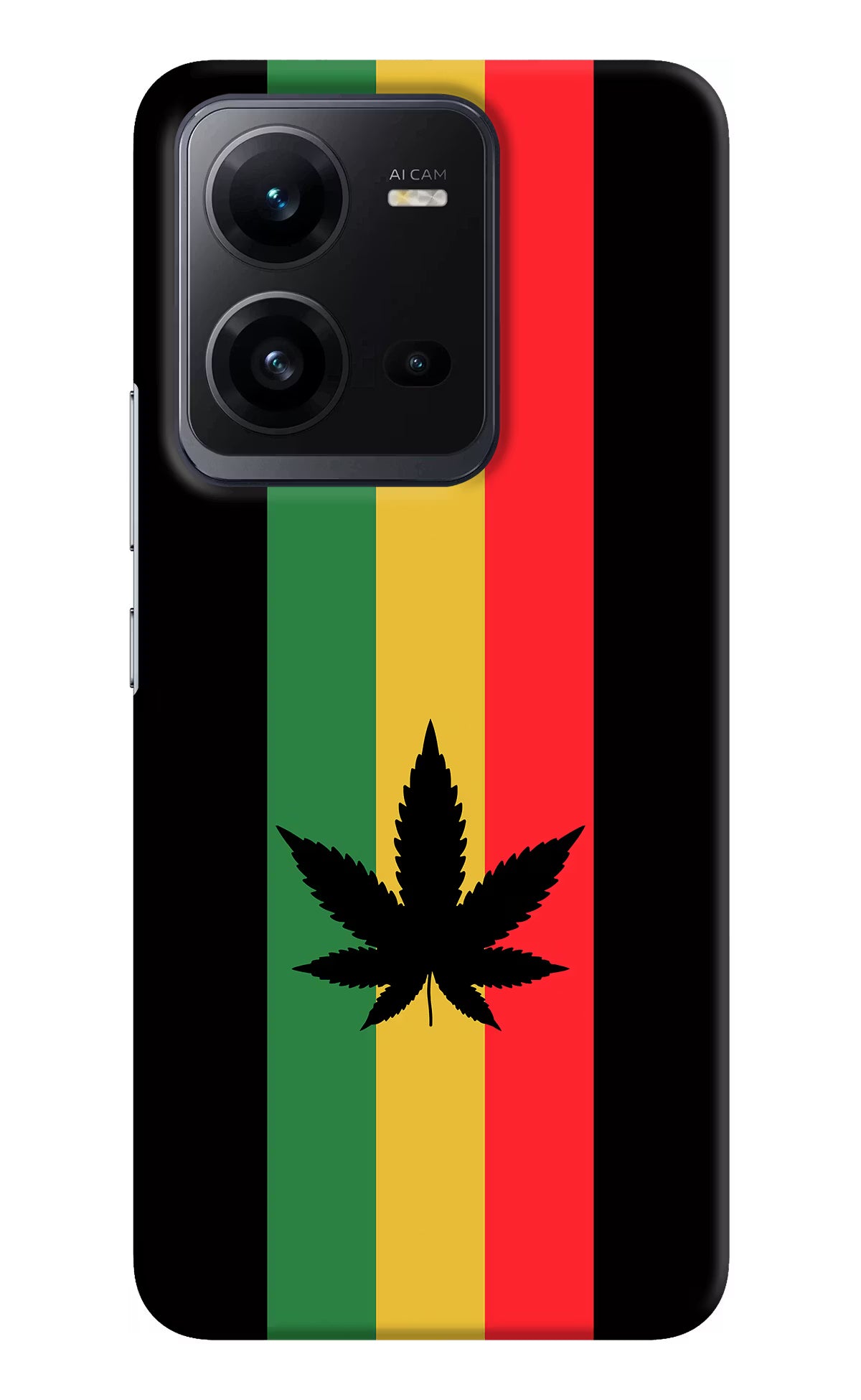 Weed Flag Vivo V25 5G Hard Case Back Cover by Casekaro