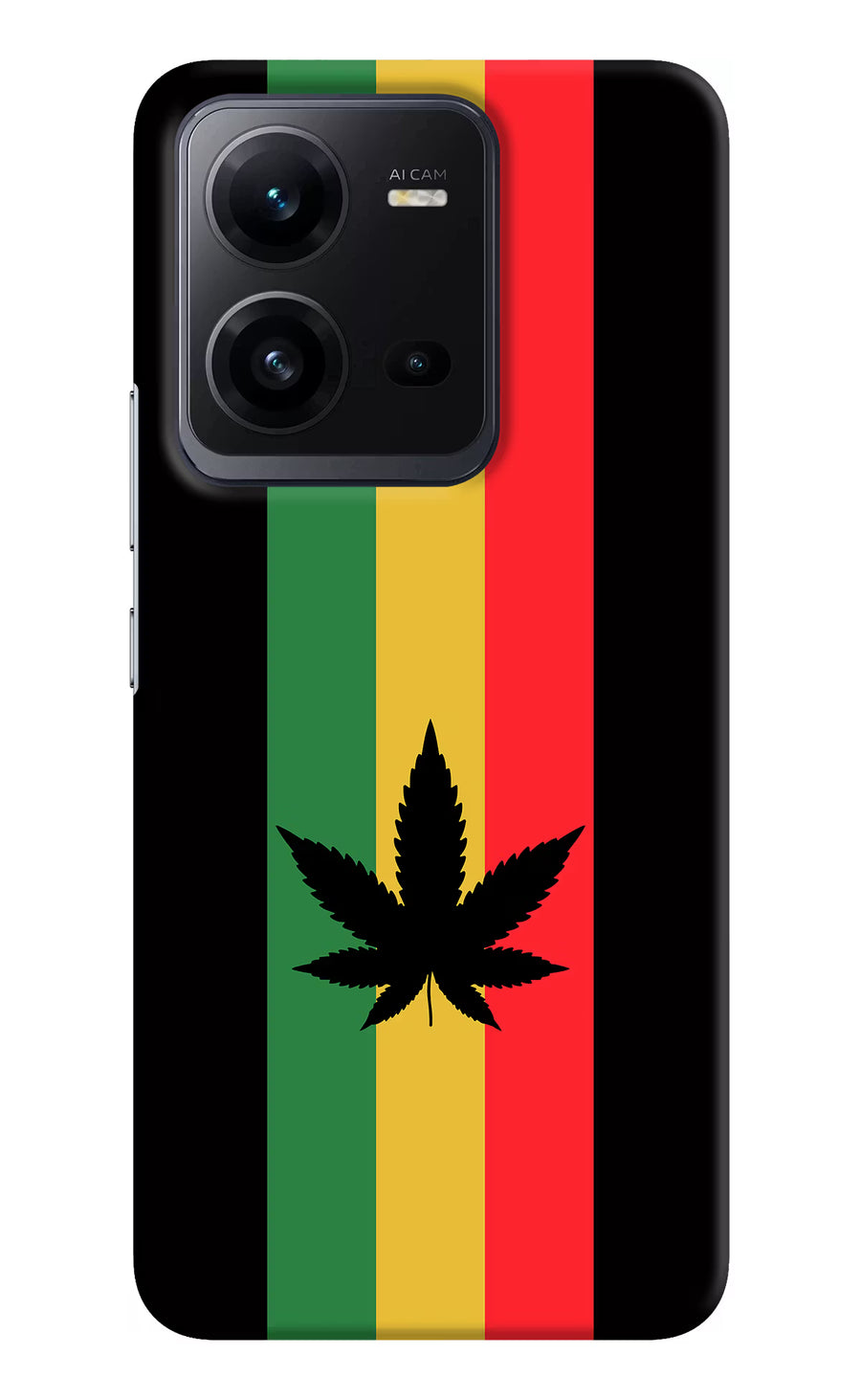 Weed Flag Vivo V25 5G Back Cover, Hard case