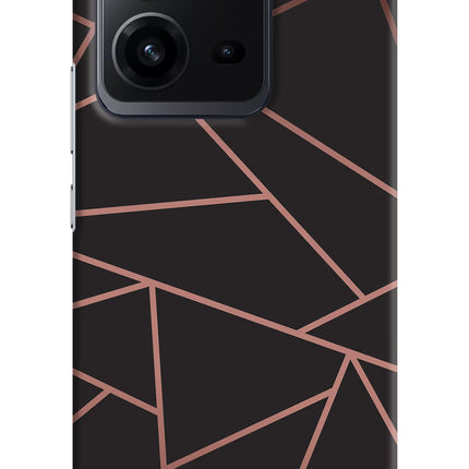 Geometric Pattern Vivo V25 5G Hard Case Back Cover by Casekaro