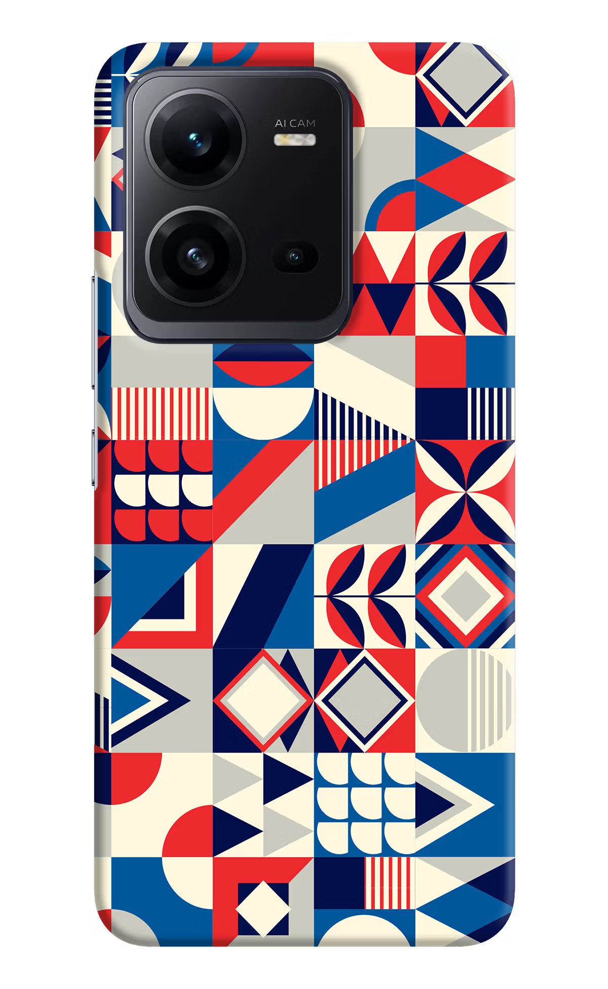 Colorful Pattern Vivo V25 5G Hard Case Back Cover by Casekaro
