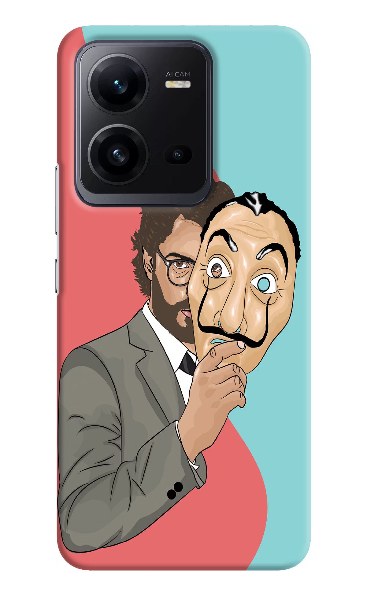 Professor Vivo V25 5G Hard Case Back Cover by Casekaro