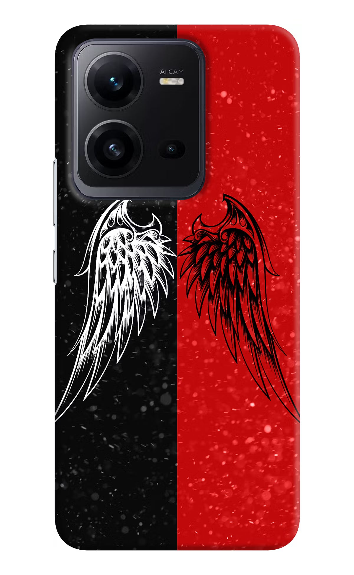 Wings Vivo V25 5G Hard Case Back Cover by Casekaro