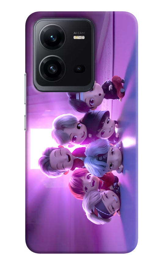 BTS Chibi Vivo V25 5G Hard Case Back Cover by Casekaro