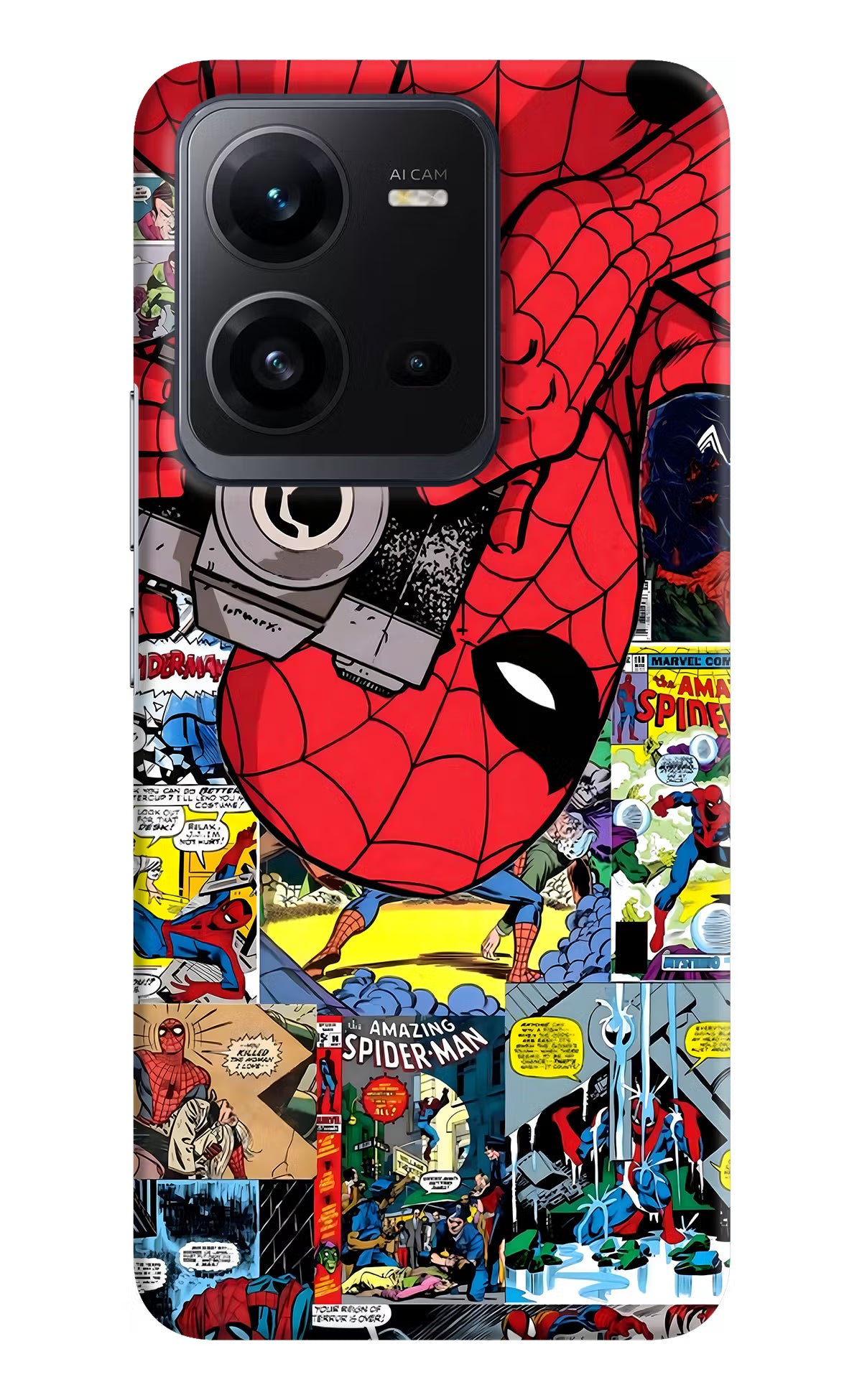 Spider Man Vivo V25 5G Hard Case Back Cover by Casekaro