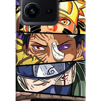 Naruto Character Vivo V25 5G Hard Case Back Cover by Casekaro