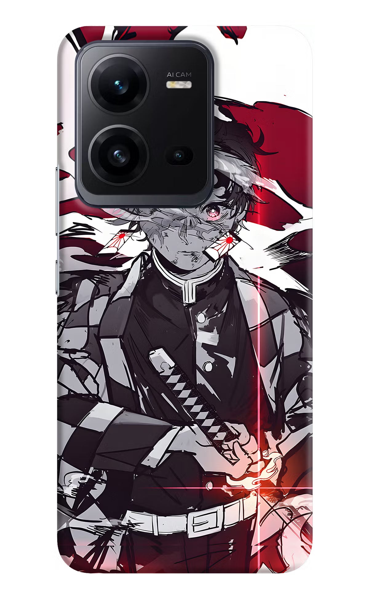 Demon Slayer Vivo V25 5G Hard Case Back Cover by Casekaro
