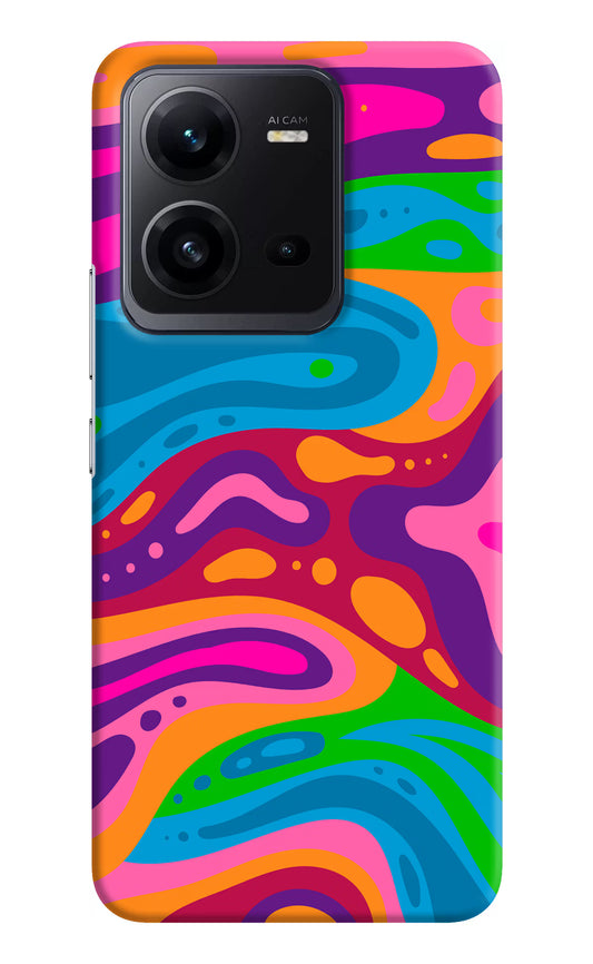 Trippy Pattern Vivo V25 5G Hard Case Back Cover by Casekaro