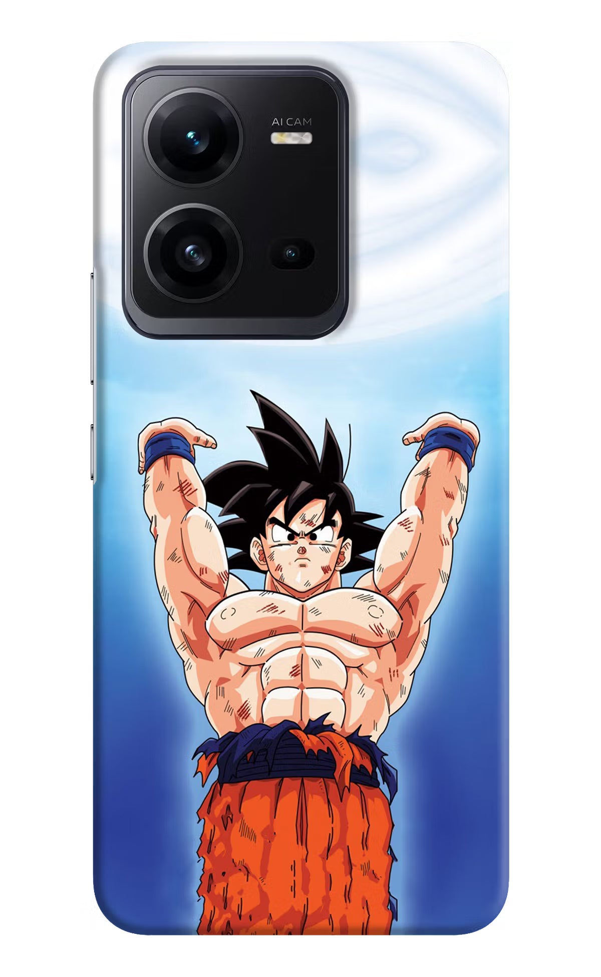 Goku Power Vivo V25 5G Hard Case Back Cover by Casekaro