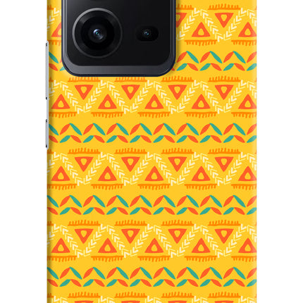 Tribal Pattern Vivo V25 5G Hard Case Back Cover by Casekaro