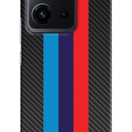 BMW Stripes Pattern Vivo V25 5G Hard Case Back Cover by Casekaro