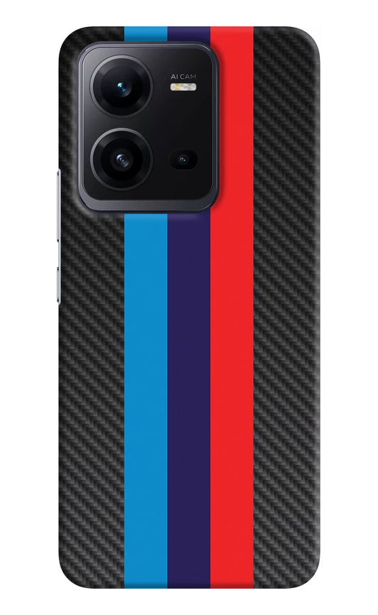 BMW Stripes Pattern Vivo V25 5G Hard Case Back Cover by Casekaro