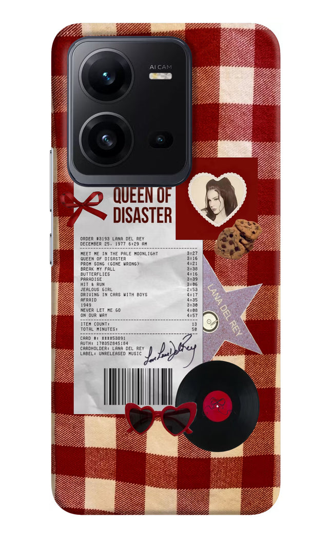Queen of Disaster Vivo V25 5G Hard Case Back Cover by Casekaro