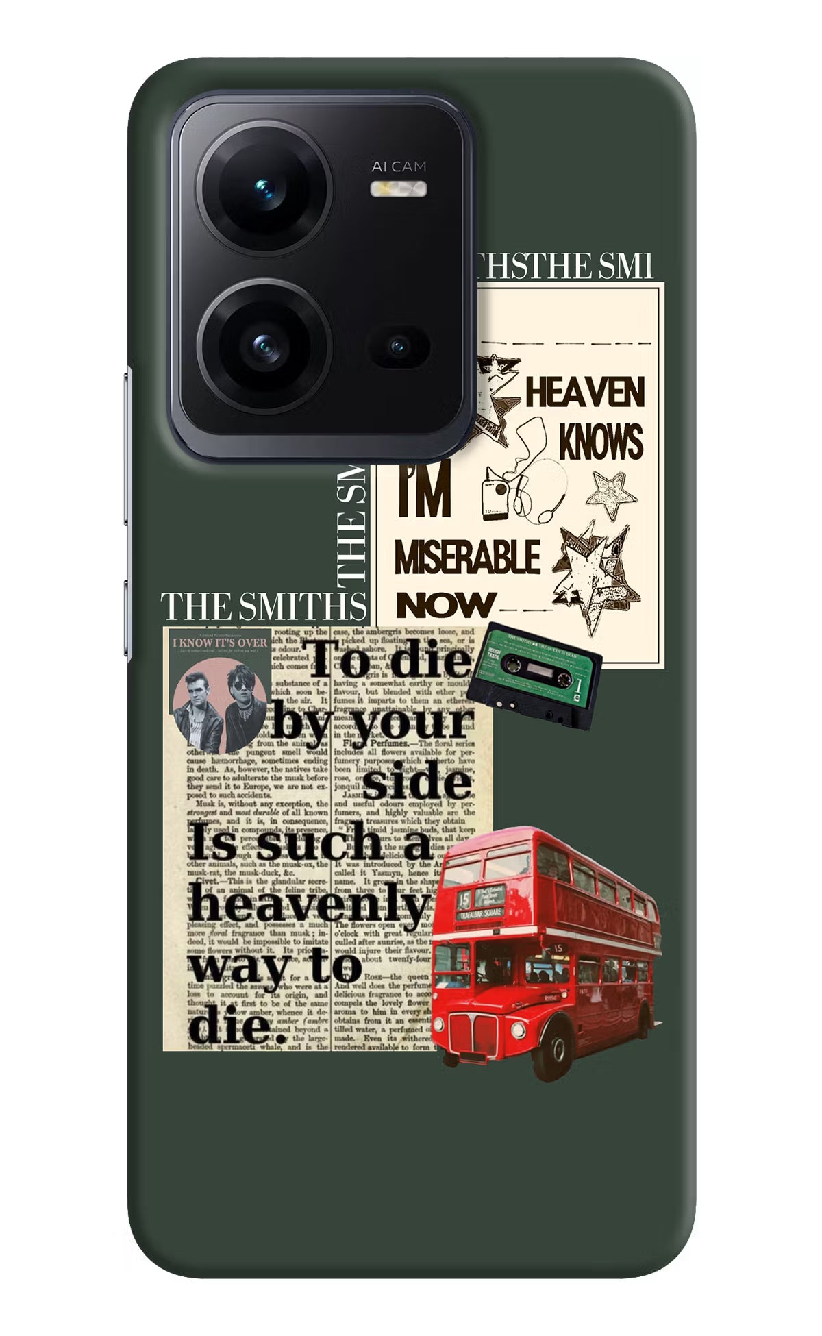 The Smiths Vivo V25 5G Hard Case Back Cover by Casekaro