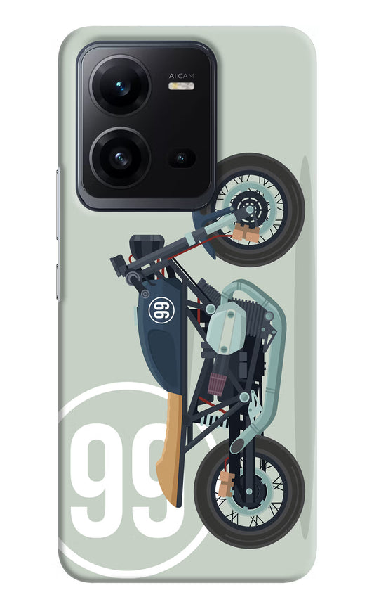 Classic Cafe Racer 99 Vivo V25 5G Hard Case Back Cover by Casekaro