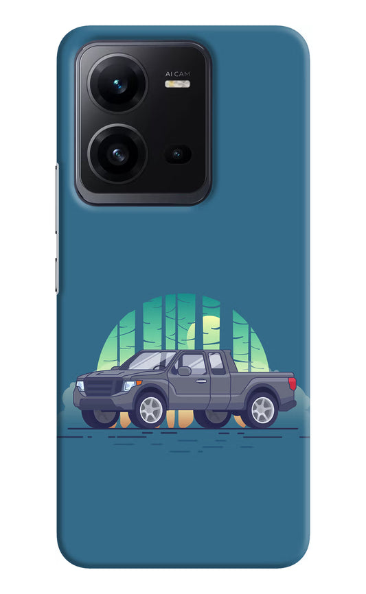 Retro Garage Vibe Vivo V25 5G Hard Case Back Cover by Casekaro